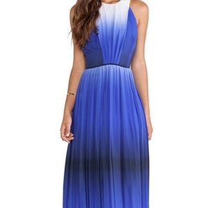 Milly Indigo Ombre Maxi Dress Size 4